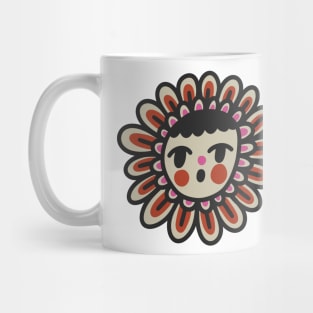 Kiddly Girls #smile face tattoo illustrations 3 Mug